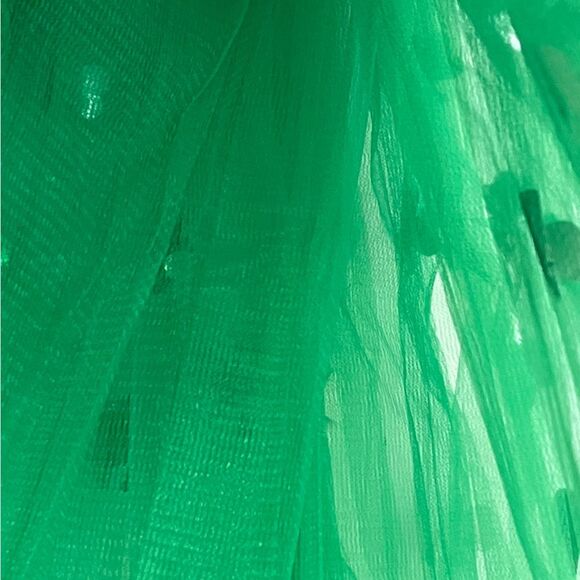 St. Patrick's Day Festive Green Shamrock Tulle Elastic Waist Skirt One Size NEW! - Picture 4 of 5